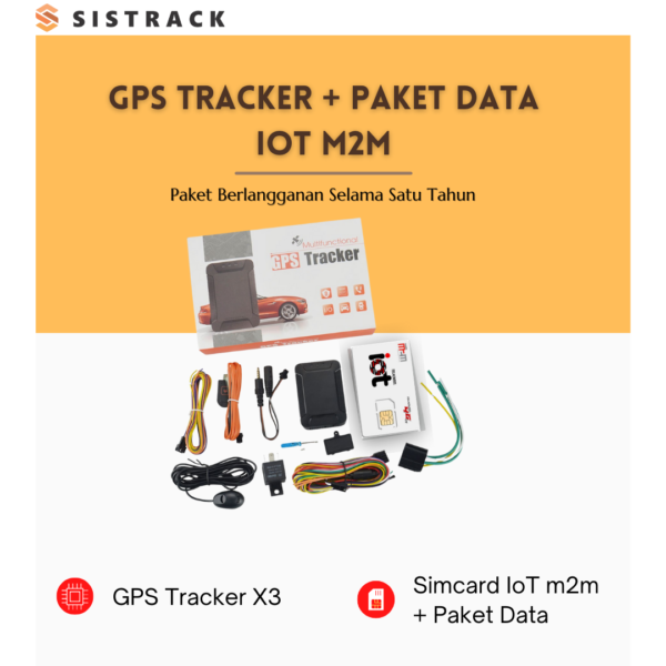 GPS TRACKER x3 + SIMCARD